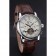 Patek Philippe Grand Complications Stainless Steel Case White Dial Roman Numerals Brown Leather Strap 622254