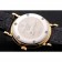 Patek Philippe Calatrava Black Dial Roman Numerals Double Ribbed Bezel Gold Case Black Leather Strap