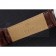 Rolex Cellini White Dial Stainless Steel Case Brown Leather Bracelet  622723