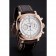 Swiss Panerai Radiomir 1940 Chronograph White Dial Rose Gold Case Brown Leather Strap