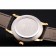 Patek Philippe Calatrava White Embossed Dial Gold Case Black Leather Strap