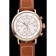 Hamilton Navy Pioneer Chrono White Dial Rose Gold Case Brown Leather Strap
