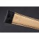 Rolex Black Leather with Gold Clasp Bracelet  622496