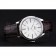 Rolex Cellini White Dial Stainless Steel Case Brown Leather Strap  622839