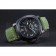 Panerai Luminor Marina Ion Plated Stainless Steel Bezel Green Leather Bracelet  622312