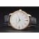 Swiss Vacheron Constantin Patrimony Grand Taille White Dial Gold Diamond Case Black Leather Bracelet 1454181