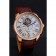 Cartier Calibre Tourbillon White Dial Gold Case Brown Leather Strap  622753
