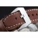 Panerai Luminor Automatic Power Reserve Black Dial Stainless Steel Case Brown Leather Strap