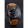 Panerai Luminor 1950 GMT Ceramica Black Dial Matte Black Case Brown Suede Leather Strap