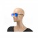 Giorgio Armani Aviator Blue Lens Sunglasses 307870