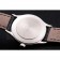 Patek Philippe Calatrava White Dial Roman Numerals Stainless Steel Case Black Leather Strap