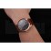 Omega Tresor Master Co-Axial Black Dial Rose Gold Case Brown Leather Strap