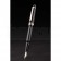MontBlanc Gold Trimmed Black Enamel Fountain Pen With MB Engraving