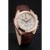 Omega Seamaster Aqua Terra Chronograph Ivory Dial Gold Case Brown Leather Bracelet  622530