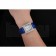 Cartier Tank MC Stainless Steel Diamond Case White Dial Blue Leather Strap  622172
