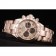 Rolex Daytona Rose Gold Plated Stainless Steel Bezel Rose Gold Dial