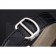 Cartier Tortue Large Date Black Dial Stainless Steel Case Black Leather Strap