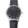 Cartier Rotonde Date Black Dial Stainless Steel Case Black Leather Strap