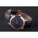Patek Philipe Calatrava Roze Gold Polished Bezel Black Leather Bracelet 801432