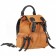 Burberry Medium Backpack Tan Nylon Black Leather Trim 18927048