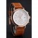 Hamilton Navy Pioneer Chrono White Dial Rose Gold Case Brown Leather Strap