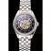 Swiss Patek Philippe Calatrava Black Openworked Dial Diamond Bezel Stainless Steel Case And Bracelet