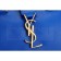 Saint Laurent Monogram Cabas Small Leather Bag Blue
