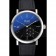 Piaget Altiplano Silver Case Black Dial Black Leather Bracelet  622629