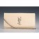 Saint Laurent Monogram Clutch Python Leather Silver Hardware White Bag 18926877