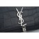 Saint Laurent Croc Stamped Monogram Small Black Bag 18927149