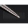 Christian Dior Horizontally Grooved Dark Grey Brown Ballpoint Pen  622741