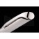 Bvlgari Slim Silver Tipped Black Ballpoint Pen With Bvlgari Engaved Silver Back