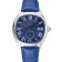 Cartier Drive De Cartier Blue Dial Silver Case Blue Leather Bracelet 1454211