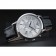 Emporio Armani Classic Chronograph Silver Dial Black Leather Bracelet  622339