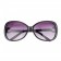 Cartier Silver Finish Panthere Black Frame Sunglasses 308264