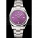 Rolex Oyster Perpetual Red Grape Dial Stainless Steel Case And Bracelet