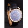 Hermes Classic Croco Leather Strap Navy Dial 801404