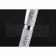 Christian Dior Silver Rimmed Silver Pattern White Ballpoint Pen  622734