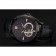 Swiss IWC Pilot's Watch Black Dial With Orange Markings Black Plated Stainless Steel Case Black Leather Strap 1453737