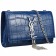 Saint Laurent Croc Stamped Monogram Small Blue Bag 18927150