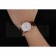 Rolex Cellini White Rose Dial Gold Case Brown Leather Bracelet  622725