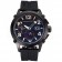 Porsche Design Indicator Black Dial Gold Numerals Black PVD Case Black Rubber Strap