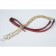 Burberry House Check And Red Leather Wallet On Chain 18927032