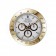 Rolex Daytona Cosmograph Wall Clock Gold-White  621911