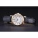 Longines La Grande Classique White Round Dial Gold Case Black Leather Band Small  622383