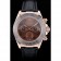 Rolex Daytona Black Ceramic Bezel Brown Dial Black Leather Strap 41975