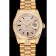 Swiss Rolex Day Date Yellow Gold Diamond Pave