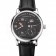 A. Lange & Sohne Grand Lange 1 Moon Phase Black Dial Stainless Steel Case Black Leather Strap