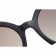 Miu Miu Cut Off Round Brown Frame Sunglasses 308445