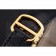 Swiss Cartier Rotonde Annual Calendar Black Dial Gold Case Black Leather Strap
